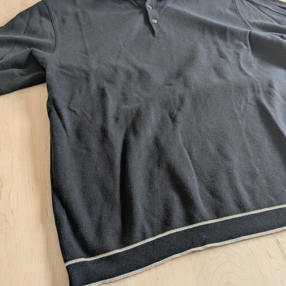 Nike Black and White Polo Shirt Classic Fit - Picture 6 of 10